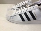 New Adidas Superstar Men Size 10 White Black Athletic Shoes Eg4958 Stripes Laces