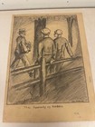 Vintage John M  Murray Comic Illustration The Superiority Of Numbers