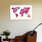 Artistic World Map Wall Art Canvas Painting Poster Modern Decoration Home Decor