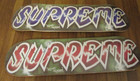 Supreme Lee Logo Skateboard Deck Set Of 2 Red Blue Lot Ss18 Lee Quinones 2018