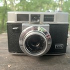 Vtg Kodak Automatic 35 Film Camera 44mm F 2 8 Ektanar Lens Leather Field Case 