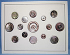 15 Amazing Natural Abalone Shell Sewing Buttons   Carved   2 And 4 Holes