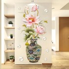 Cnuser 3d Flower Wall Decal Stickers Removable Waterproof Home Art Decor Diy