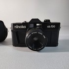 Vintage Ninoka Nk-700 35mm Point   Shoot Camera W  50mm Lens   With Case