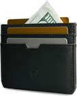 Slim Leather Card Holder Wallet Rfid Blocking Credit Card Case Front Pocket