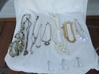 Lot Of 8 lovely vintage   mixed Lot   Necklaces    nice   lot 312