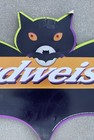 Vintage 1997 Budweiser 36   halloween Double Sided Display Bat
