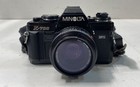 Vintage Minolta X-700 35mm Slr Camera Lot With 50mm Lens Flash   Zoom Lens