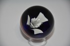 Contemporary Art Glass Handmade Borosilicate  flower  Marble 2 153 Inches Tall