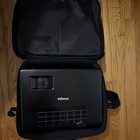 Infocus Model 2100 Desktop Projector Black W  Carrying Case   Cables Open Box
