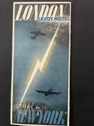 Rare Vintage  1950s Pop Up Travel Brochure Savoy Hotel New-york-london