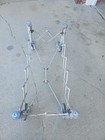 Vintage Universal Funeral Mortuary Church  Casket Coffin Dolly Expanding Cart 