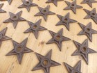 24 Cast Iron Stars 4  Washer Texas Lone Star Ranch Primitive Rustic Craft Decor