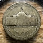 1943-d Jefferson War Nickel - Actual 35  Silver Coin Shown - Free Ship Inv 45