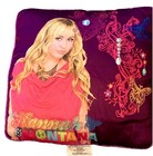 Hannah Montana Purple Pillow Miley Cyrus Disney Velvet Back