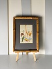 Mid Century Dante Bertoni Art Print White House Cia Office Provenance Nacal Mcm