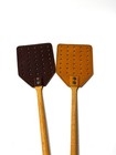 Leather Fly Swatter Oak Handle  Amish Made In Usa