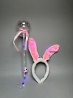 Led Bunny Ears Glow Fairy Wand Party Foam Light Sticks Batons Halloween Costume