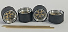 Custom Wheels 5 Sets Alloy Stagger Fits On Hot Wheels 1 64 Cars   New Bbs Gold 2