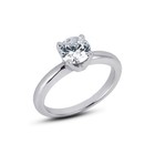 2 54ct E Si2 Round Natural Certified Diamond 18k Classic Ring With Wedding Band