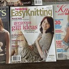 Lot Of 5 Knitting Magazines Vogue Knitting Interweave Knits Simplicity Easy