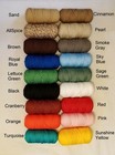 Macrame Plant Hanger 24 Inch Spiral Style Turquoise - Choose Color