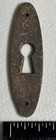 Vintage Old Antique Solid Brass Escutcheon Keyhole Key Hole 