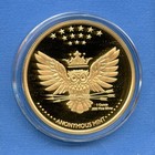 Anonymous Bitcoin 1oz Silver Proof Owl 24k Gold Finish Limited Ed  Crypto  97