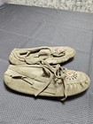 Vtg Plains Native American Sunburst Beaded Child Moccasins