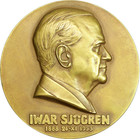 P244  Sweden  1953 Bronze Medal  Iwar Sjogren  Medicine  Owl  Original Box 