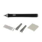 Black Electric Pencil Eraser W  22 Rubber Refills For Drawing Arts Crafts Gift