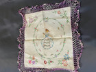 Vintage Lot Of 20 Linens Tablecloths Hand Embroidered Crochet  Lace