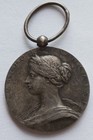 1900 France Silver Firefighter Medal    sapeurs Pompiers    By O  Roty small Version