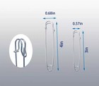 20pcs Large Safety Pins  4inch And 3inch Heavy Duty Safety Pins For Fashion  Sew