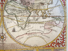 World Map California As An Island 1719 Henri Chatelain Large Antique Map
