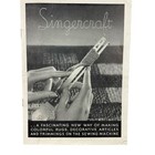 Vintage Singer Singercraft Guide 120987 W  Instruction Booklet Rug Maker Tool