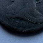 Rare U s  1808 Half Cent W  Rotated Reverse 