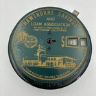 Vintage Add O Bank Hawthorne Savings Loan Adding Coin Bank Works Advertising Tin