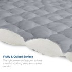 Waterproof Mattress Protector Soft Mattress Cover Pad Absorbent Topper Full Gray