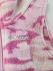 Columbia Baby Girls 12m Pink Camouflage Zip Up Fleece Vest
