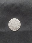 Canada 1883 H 25 Cents Silver Coin 