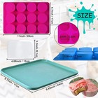 Cake Puck Mold Set  Chocolate Covered 2 Pack Cake Puck Mold With Tray  Scraper