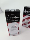 Lot Of 3 Angelus Suede Dye   Dressing 3 Fl Oz Bottle W  Applicator  Brown