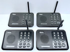Wuloo Wl-666  Wireless Intercom System4 Units 1 Mile Range 10 Channel