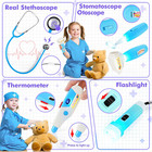 Doctor Kit For Kids 15 Pcs Kids Doctor Kit For Toddlers 3-5  Kids Doctors Play S
