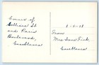 Casablanca Morocco Postcard Corner Rue Gallieni 1938 Posted Rppc Photo