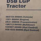 Caterpillar D5b Tractor Dozer Crawler Parts Manual Book Catalog 46x Series Lgp