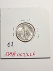 1944 S Unc    Full Split Bands 90  Silver Mercury Dime