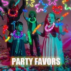 Urchoice Glow Sticks 16pcs Led Pop Tubes Party Favors glow Necklaces Bracelet   