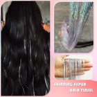 Hair Tinsel Kit With Tools And Instruction Easy To Use 1000 Strands 47 Inches Gl